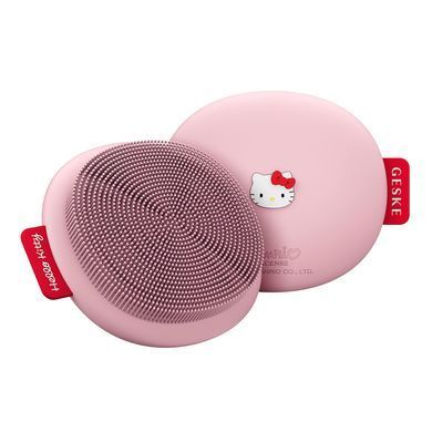 Розовая щётка для лица GESKE&Hello Kitty Facial Brush 3в1 Pink - основное фото