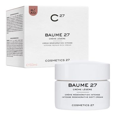 Восстанавливающий био-крем COSMETICS 27 BAUME 27 Creme Legere Intense Regenerative Soft Cream 50 мл - основное фото