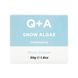 Крем для обличчя зі сніговою водорістю Q+A Snow Algae Intensive Face Cream 50 г - додаткове фото