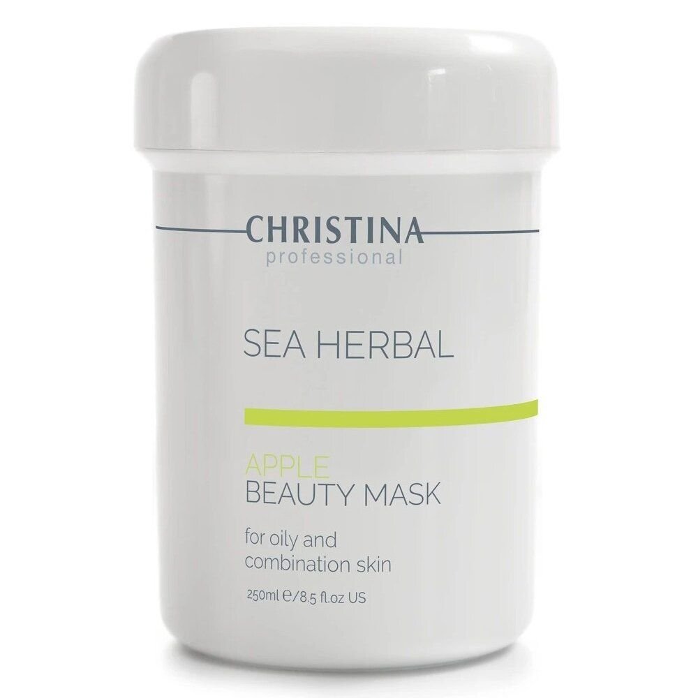 Яблочная маска красоты для жирной и комбинированной кожи Christina Sea Herbal Beauty Mask Green Apple 250 мл - основное фото