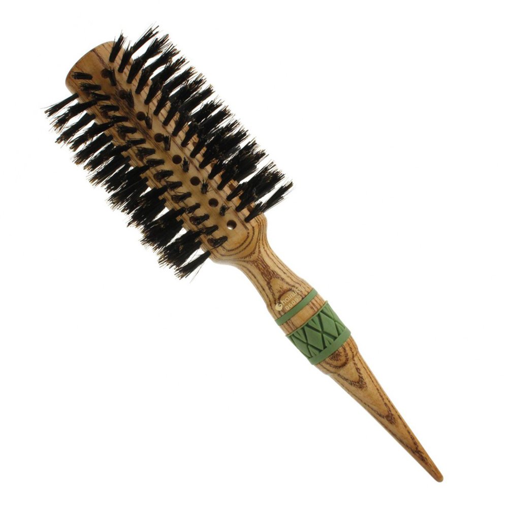 Коричневий брашинг на дерев'яній основі Hairway Round Brush Flexion 06093 32 мм - основне фото