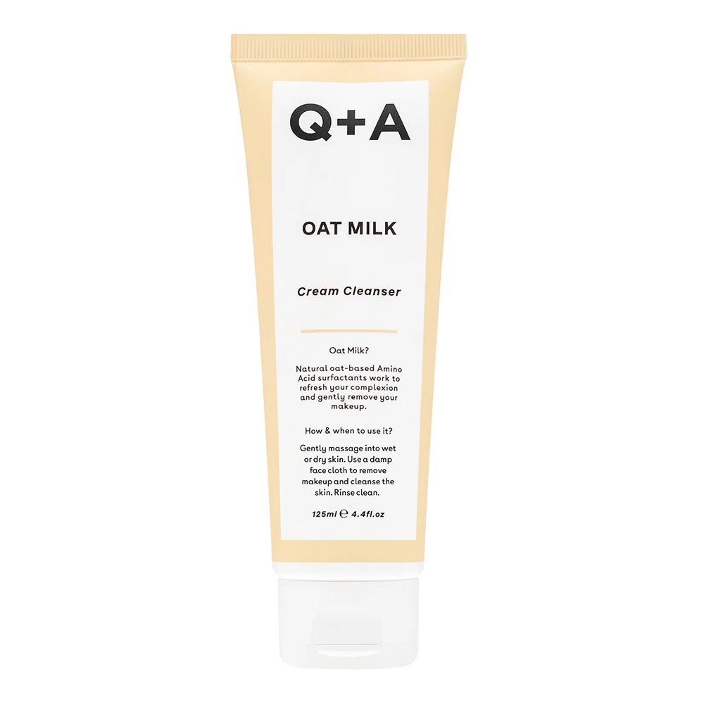 Очищувальний крем для обличчя з вівсяним молоком Q+A Oat Milk Cream Cleanser 125 мл - основне фото