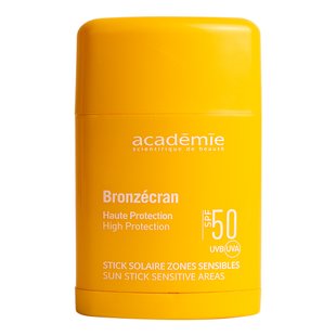 Захисний стик для чутливих зон Academie Bronzecran Sun Stick Sensitive Areas SPF 50+ 10 мл - основне фото