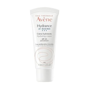 Насичений сонцезахисний крем Avene Eau Thermale Hydrance Rich Hydrating Cream SPF 30 40 мл - основне фото