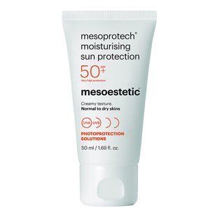 Зволожувальний сонцезахисний крем Mesoestetic Mesoprotech Moisturising Sun Protection SPF 50+ 50 мл - основне фото