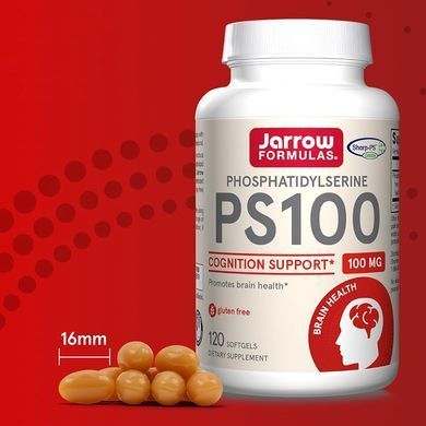 Фосфатидилсерин Jarrow Formulas Phosphatidylserine PS 100 100 mg 120 шт - основное фото