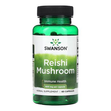 Гриб рейші Swanson Reishi Mushroom Extract Standardized 500 мг 90 шт - основне фото