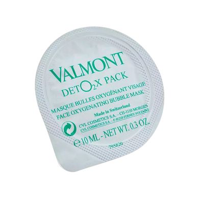 Киснева бульбашкова маска Valmont Deto2x Pack 6х10 мл - основне фото
