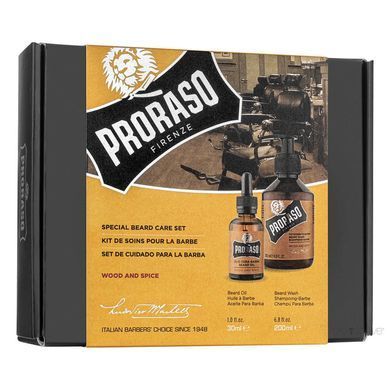 Набор для ухода за густой или длинной бородой &laquo;Дерево и специи&raquo; Proraso Special Beard Care Set For Full Or Long Beards Wood & Spice - основное фото