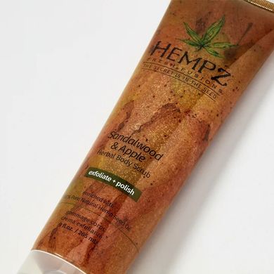 Скраб для тела «Сандал-Яблоко» HEMPZ Fresh Fusions Sandalwood & Apple Herbal Body Scrub 265 г - основное фото