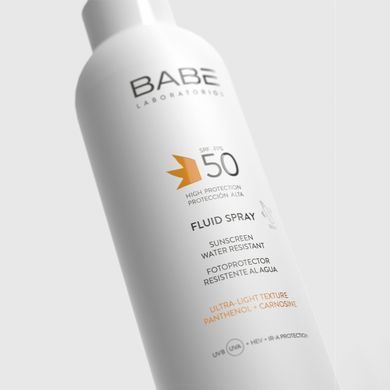 Солнцезащитный спрей-флюид для тела BABE Laboratorios Fluid Spray SPF 50 200 мл - основное фото