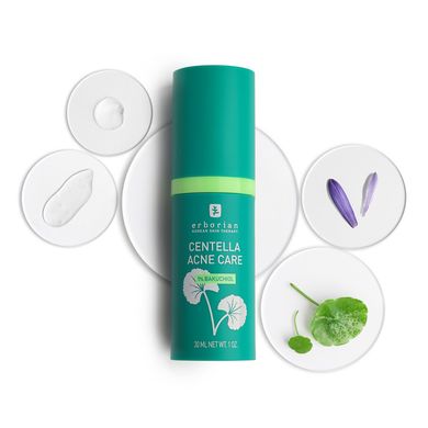 Успокаивающий флюид против несовершенств кожи с бакучиолом Erborian Centella Acne Care Soothing Fluid 30 мл - основное фото