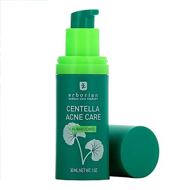 Успокаивающий флюид против несовершенств кожи с бакучиолом Erborian Centella Acne Care Soothing Fluid 30 мл - основное фото