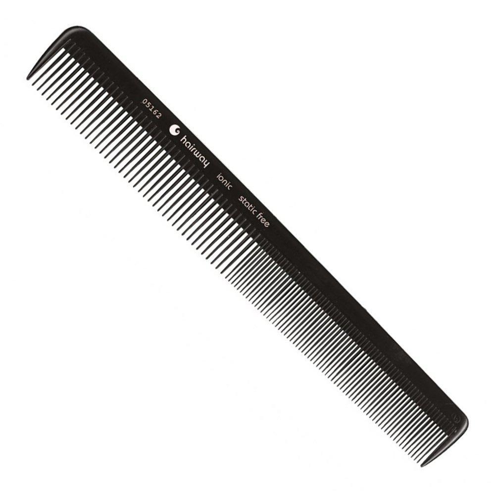 Чёрный ионный антистатичный гребешок Hairway Haircomb Ionic 05162 252 мм - основное фото