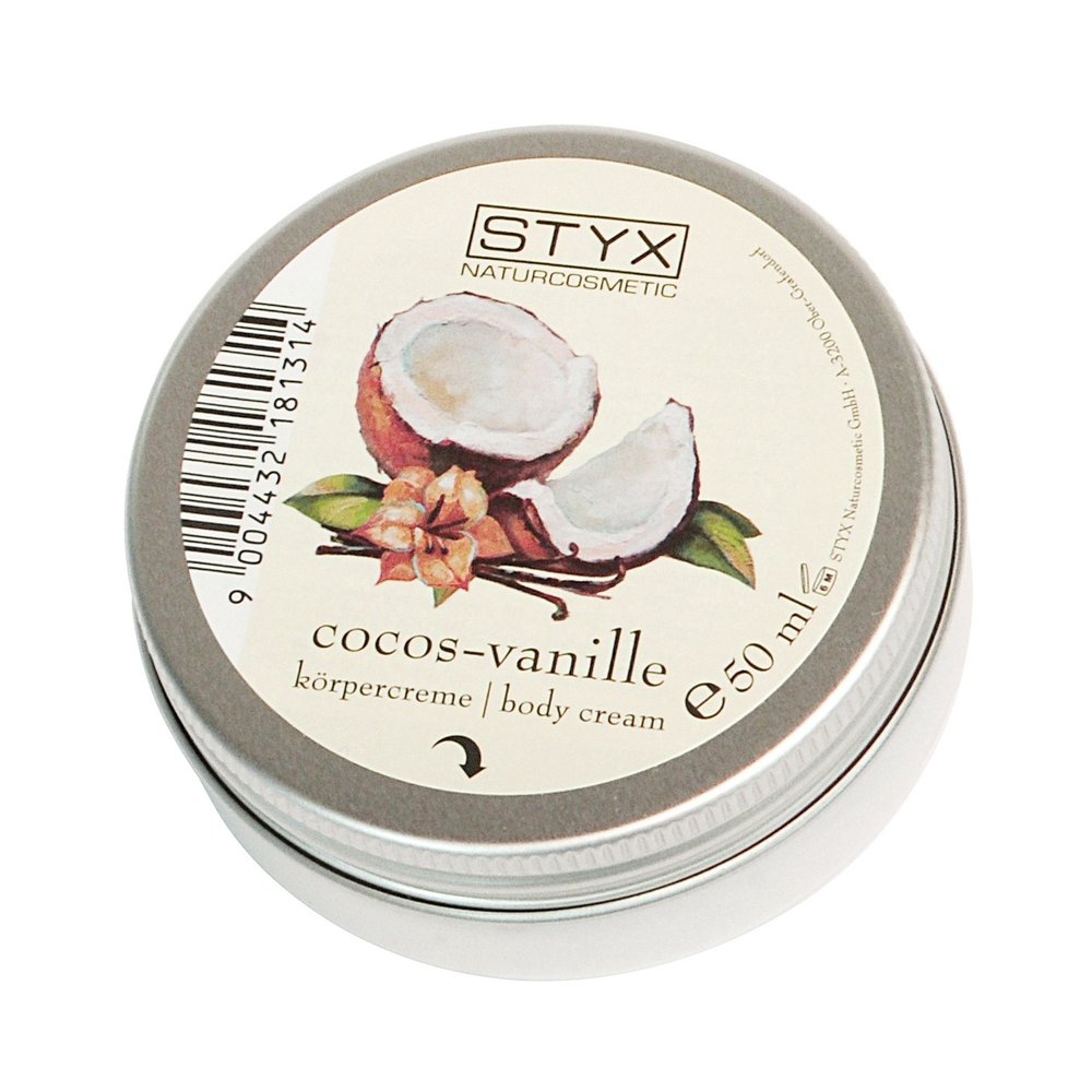Крем для тіла «Кокос-Ваніль» STYX Naturcosmetic Kunst der Korperpflege Coconut-Vanilla Body Cream 50 мл - основне фото