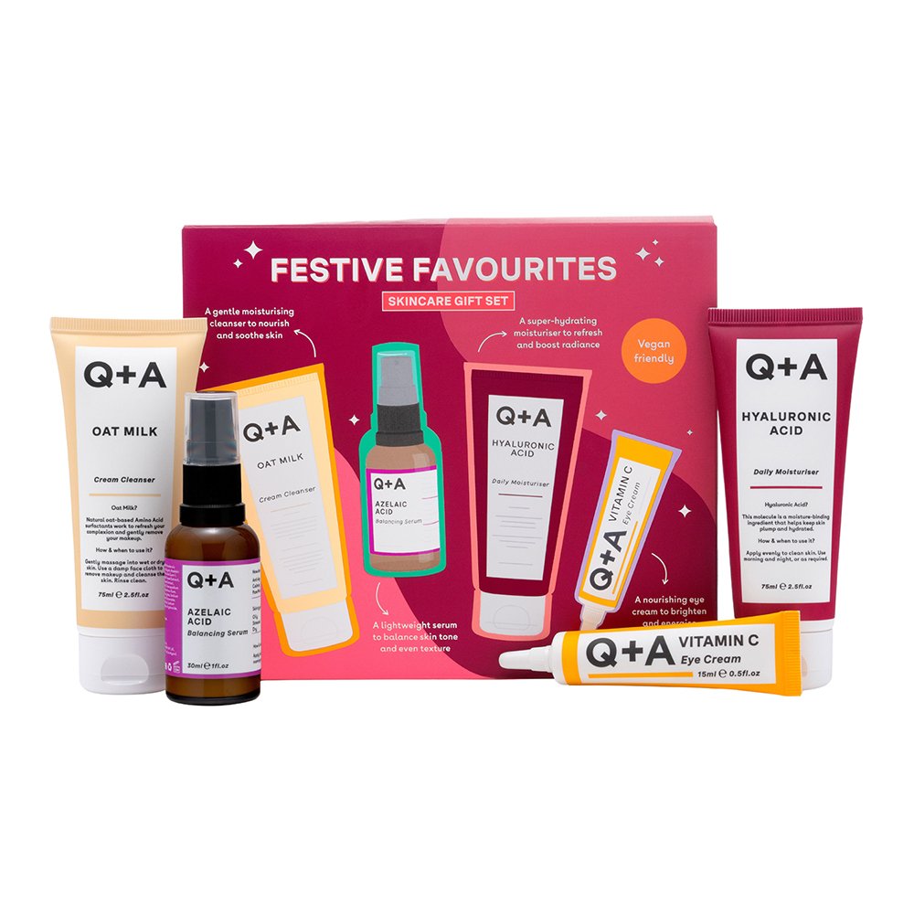 Подарочный набор для ухода за кожей лица Q+A Festive Favourites Gift Set - основное фото