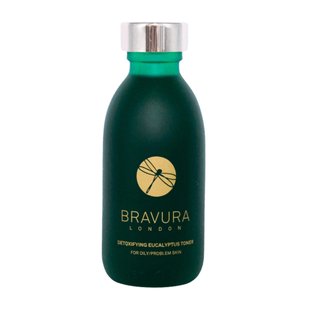 Эвкалиптовый тонер Bravura London Detoxifying Eucalyptus Astringent Toner 15% AHA / BHA 150 мл - основное фото