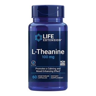 L-теанин в капсулах Life Extension L-Theanine 100 mg 60 шт - основное фото