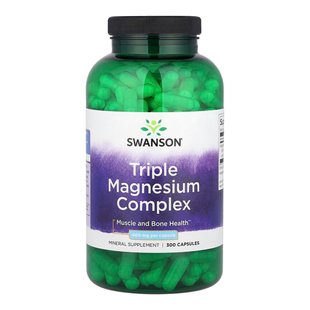 Магній Swanson Triple Magnesium Complex 300 шт - основне фото