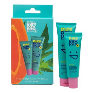 Восстанавливающий бальзам для губ «Кокос» Pure Paw Paw Duo Coconut 2 шт - основное фото