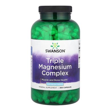 Магній Swanson Triple Magnesium Complex 300 шт - основне фото