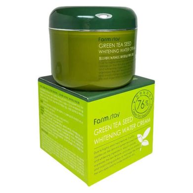 Осветляющий крем с экстрактом семян зелёного чая Farmstay Green Tea Seed Whitening Water Cream 100 мл - основное фото