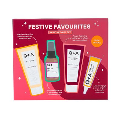 Подарунковий набір для догляду за шкірою обличчя Q+A Festive Favourites Gift Set - основне фото