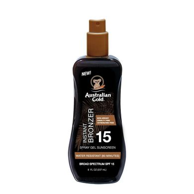 Водостойкий солнцезащитный спрей-гель Australian Gold Spray Gel Sunscreen SPF 15 237 мл - основное фото