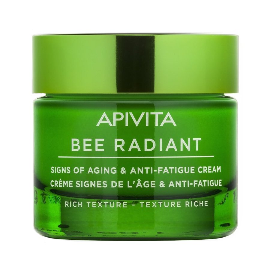 Живильний омолоджувальний крем Apivita Bee Radiant Signs of Aging & Anti-Fatigue Cream Rich Texture 50 мл - основне фото