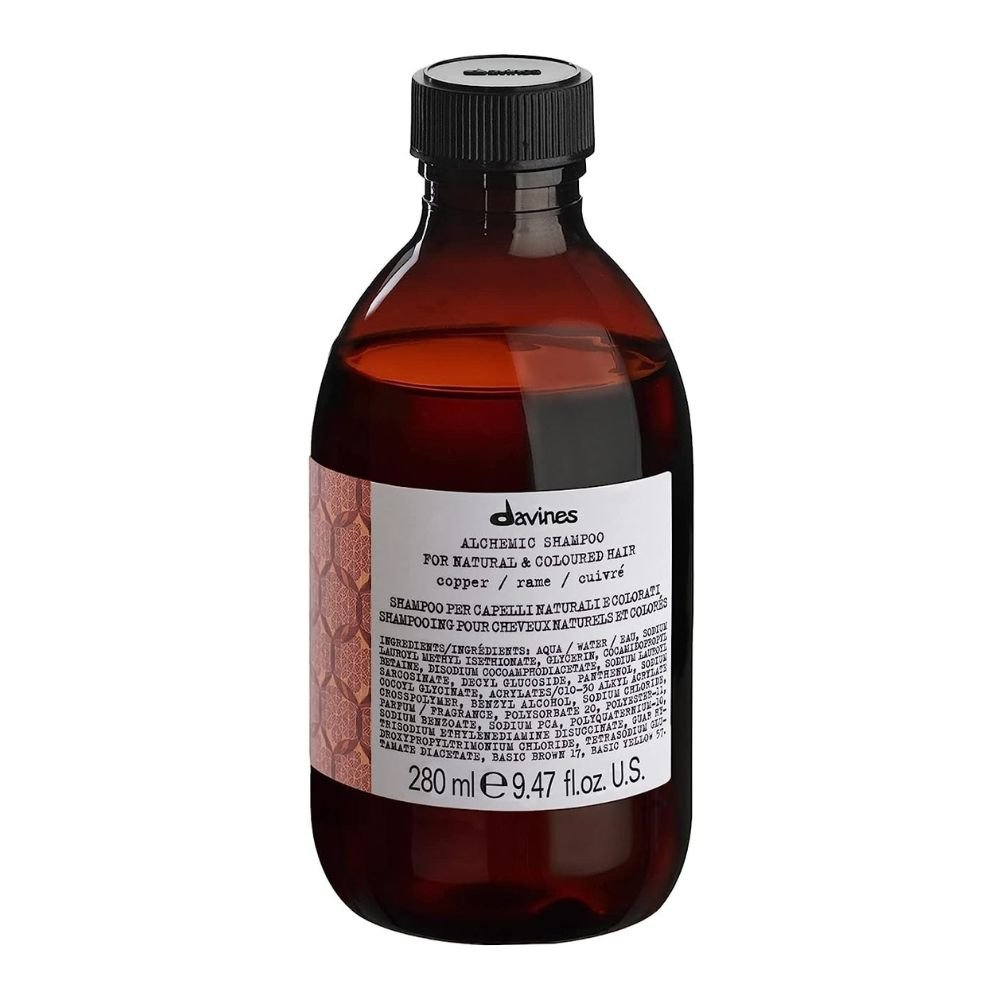 Медный оттеночный шампунь для усиления цвета Davines Alchemic Shampoo For Copper And Cool Red Hair 280 мл - основное фото
