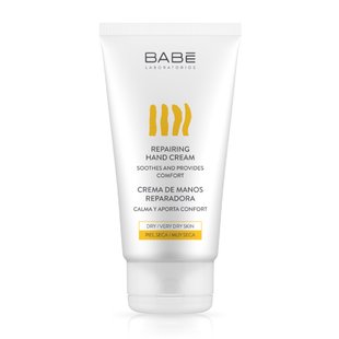 Восстанавливающий крем для сухой кожи рук BABE Laboratorios Repairing Hand Cream 50 мл - основное фото