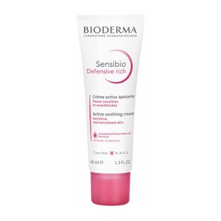 Насыщенный крем для лица BIODERMA Sensibio Defensive Rich 40 мл - основное фото