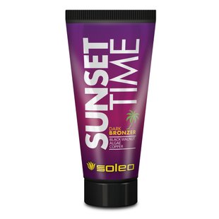 Темний лосьйон-бронзатор для солярію SOLEO Basic Sunset Time Dark Bronzer 150 мл - основне фото