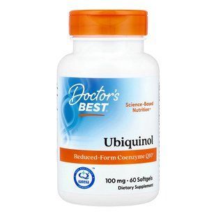 Убіхінол Doctor's Best Ubiquinol With Kaneka 100 mg 60 шт - основне фото