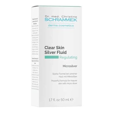 Нормалізуючий флюїд із мікрочастинками срібла Dr.Schrammek Clear Skin Silver Fluid 50 мл - основне фото
