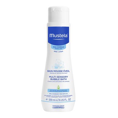 Дитяча піна для ванни Mustela Multi-Sensory Bubble Bath with Avocado 200 мл - основне фото