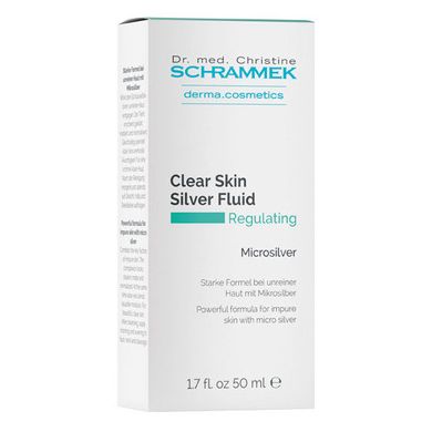 Нормалізуючий флюїд із мікрочастинками срібла Dr.Schrammek Clear Skin Silver Fluid 50 мл - основне фото