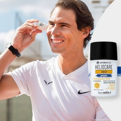 Сонцезахисний стік для занять спортом Cantabria Labs Heliocare 360&ordm; Sport Transparent Stick SPF 50+ 25 г - основне фото