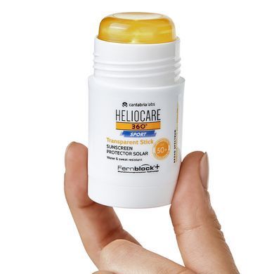 Сонцезахисний стік для занять спортом Cantabria Labs Heliocare 360&ordm; Sport Transparent Stick SPF 50+ 25 г - основне фото