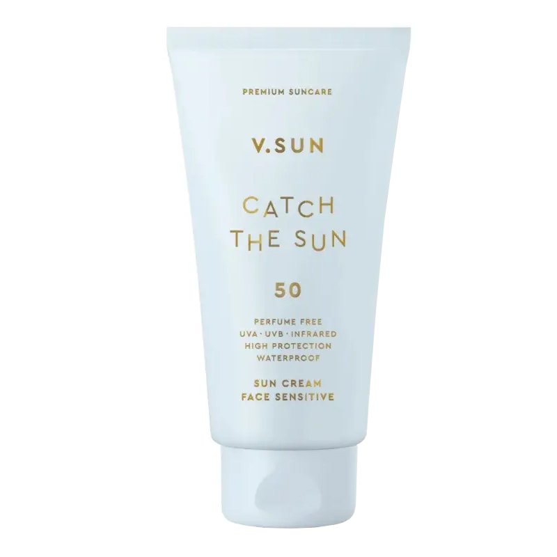Солнцезащитный крем для лица V.Sun Sun Cream Face Sensitive SPF 50 Perfume Free 75 мл - основное фото
