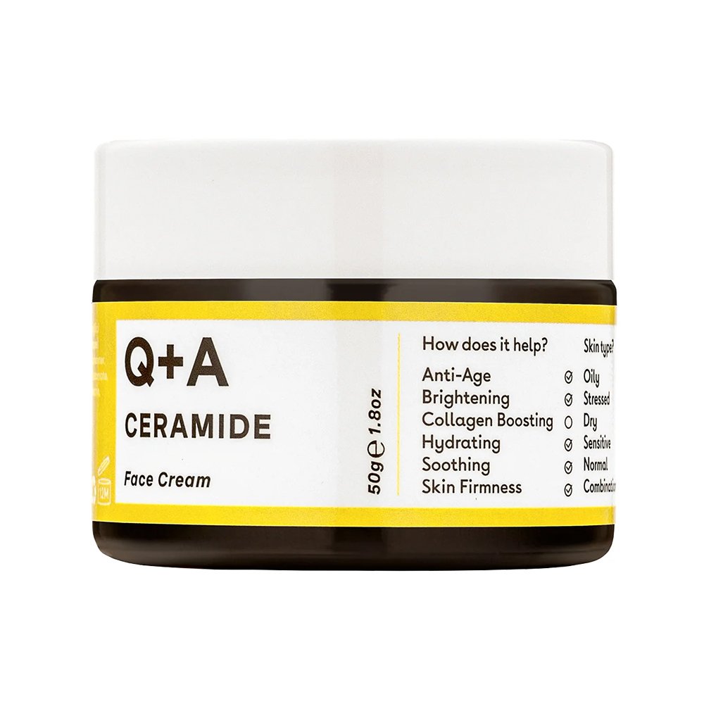 Захисний крем для обличчя з церамідами Q+A Ceramide Barrier Defence Face Cream 50 г - основне фото