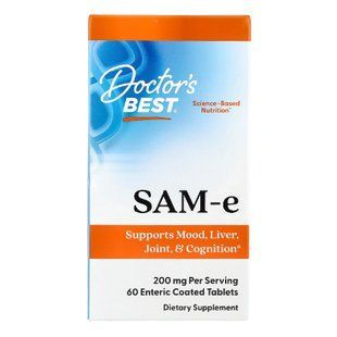 Аденозилметіонін Doctor's Best SAM-e 200 mg 60 шт - основне фото