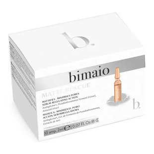 Ампулы для комбинированной и жирной кожи Bimaio Matte Rescue Ampoules 10x2 мл - основное фото