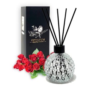 Ароматический диффузор с запахом розы Optatum Reed Diffuser Rosy Rose 100 мл - основное фото