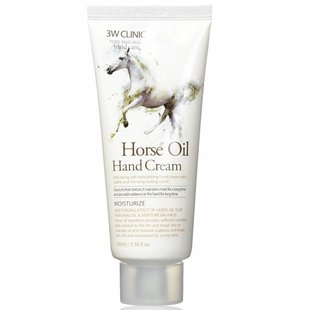 Крем для рук с лошадиным маслом 3W CLINIC Moisturize Hand Cream Horse Oil 100 мл - основное фото