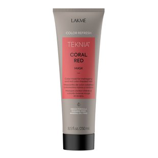 Маска для обновления цвета красных оттенков волос Lakme Teknia Color Refresh Coral Red Mask 250 мл - основное фото