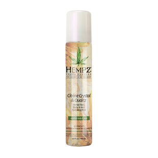 Освежающий мист для лица, тела и волос «Цитрус-Кварц» HEMPZ Fresh Fusions Citrine Crystal & Quartz Herbal Face, Body & Hair Hydrating Mist 150 мл - основное фото