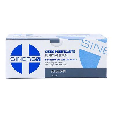 Ампули проти лупи Sinergy Cosmetics Purifying Serum 10x8 мл - основне фото