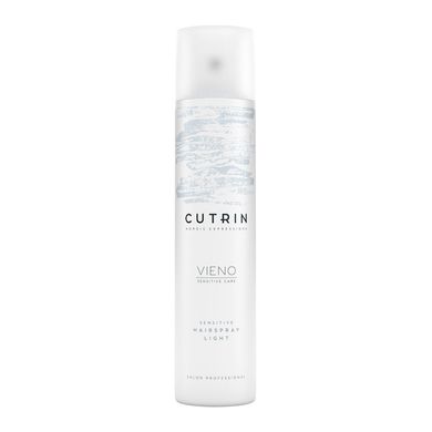 Гіпоалергенний лак для легкої фіксації волосся Cutrin Vieno Sensitive Hairspray Light 300 мл - основне фото