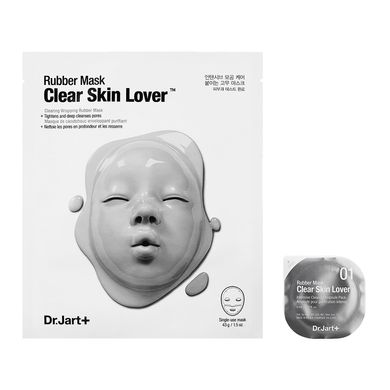Моделювальна та очищувальна альгінатна маска для обличчя Dr. Jart+ Dermask Rubber Mask Clear Lover 45 мл - основне фото